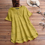 Maia Textured Button Blouse Maia Textured Button Blouse Louise Perrin Yellow 8 