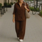 Clemence Two-Piece Set Clemence Two-Piece Set Louise Perrin Brown 8 