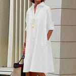 Amance Short Shirt Dress Amance Short Shirt Dress Louise Perrin White 8 